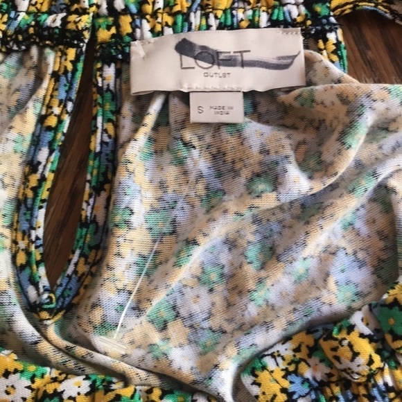🆕 Loft Colorful Flower Top S - Picture 6 of 6